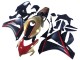 Purchase 2008-2011 Gold Red Glossy Black Honda CBR1000RR Motorcycle Fairings UK
