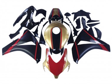 Purchase 2008-2011 Gold Red Glossy Black Honda CBR1000RR Motorcycle Fairings UK