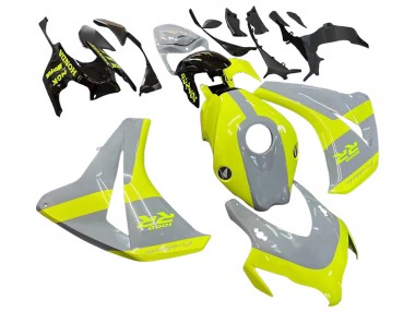 Purchase 2008-2011 Nardo Grey Fluorescent Green Honda CBR1000RR Motorcycle Fairings UK