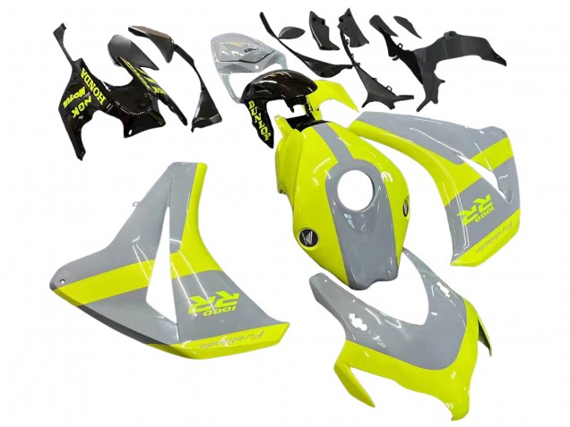 Purchase 2008-2011 Nardo Grey Fluorescent Green Honda CBR1000RR Motorcycle Fairings UK