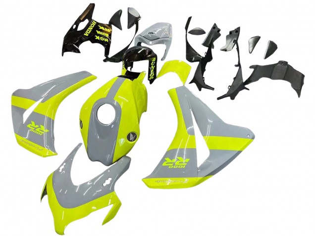 Purchase 2008-2011 Nardo Grey Fluorescent Green Honda CBR1000RR Motorcycle Fairings UK