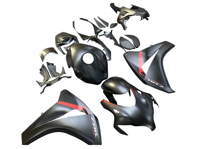 Purchase 2008-2011 Matte Black Red Fireblade Honda CBR1000RR Motorcycle Fairings UK