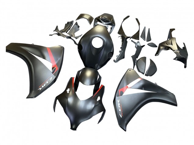 Purchase 2008-2011 Matte Black Red Fireblade Honda CBR1000RR Motorcycle Fairings UK