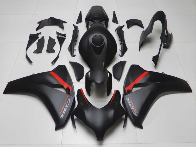Purchase 2008-2011 Matte Black Red Fireblade Honda CBR1000RR Motorcycle Fairings UK