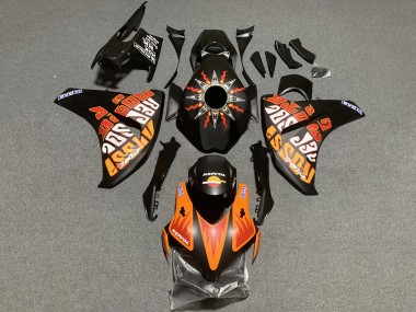 Purchase 2008-2011 Matte Black Orange Repsol Rossi Honda CBR1000RR Motorcycle Fairings UK