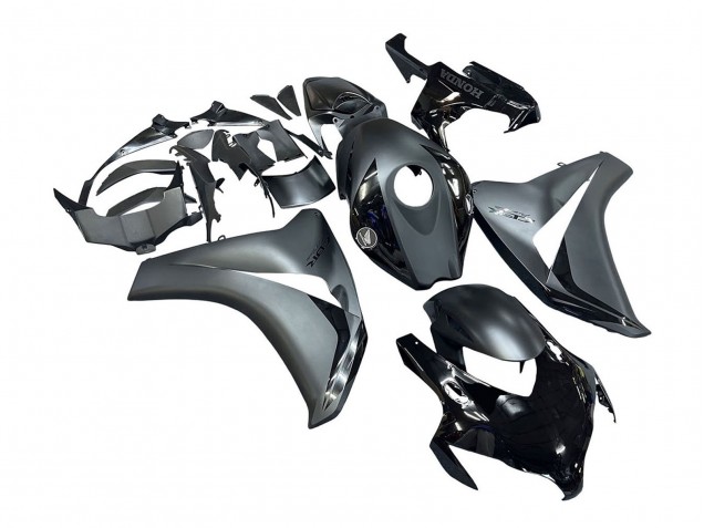 Purchase 2008-2011 Grey Glossy Black Honda CBR1000RR Motorcycle Fairings UK