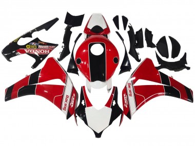 Purchase 2008-2011 Red White Glossy Black Racing Honda CBR1000RR Motorcycle Fairings UK