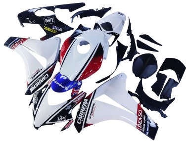 Purchase 2008-2011 White Red Blue Black Star Lee Carrera Honda CBR1000RR Motorcycle Fairings UK