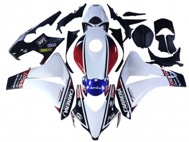 Purchase 2008-2011 White Red Blue Black Star Lee Carrera Honda CBR1000RR Motorcycle Fairings UK