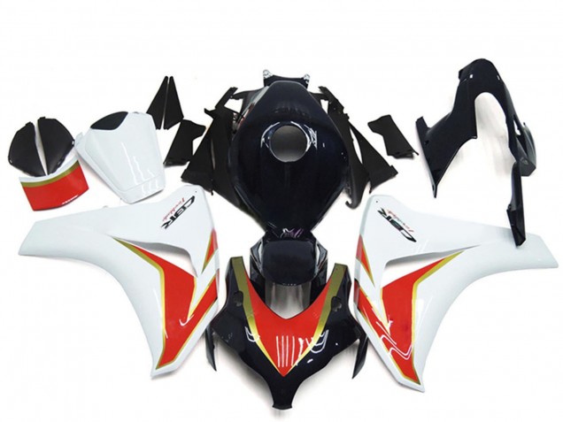 Purchase 2008-2011 White Red Glossy Black Honda CBR1000RR Motorcycle Fairing UK