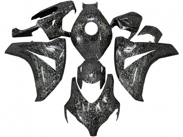 Purchase 2008-2011 Black Forged Carbon Fiber Honda CBR1000RR Motorcycle Fairings UK