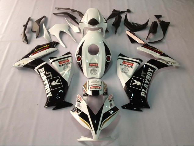 Purchase 2012-2016 White Glossy Black Rizoma Playboy Honda CBR1000RR Motorcycle Fairings UK