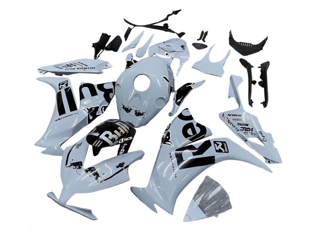 Purchase 2012-2016 Light Grey Glossy Black Red Bull Honda CBR1000RR Motorcycle Fairings UK