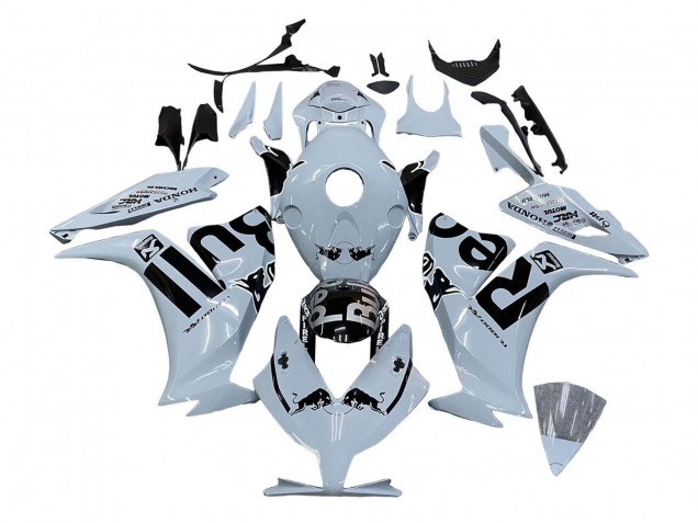 Purchase 2012-2016 Light Grey Glossy Black Red Bull Honda CBR1000RR Motorcycle Fairings UK