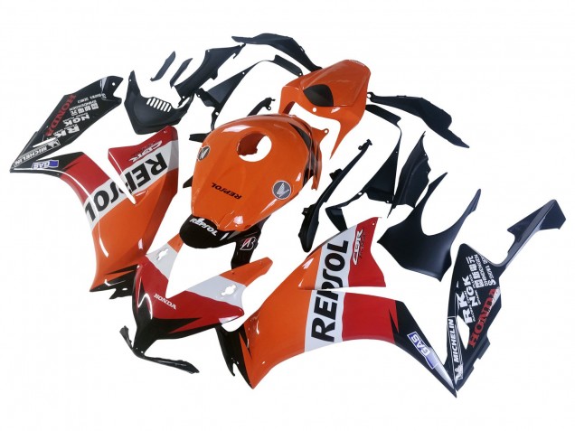 Purchase 2012-2016 Orange White Red Repsol Honda CBR1000RR Motorcycle Fairings UK