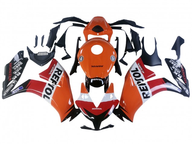 Purchase 2012-2016 Orange White Red Repsol Honda CBR1000RR Motorcycle Fairings UK