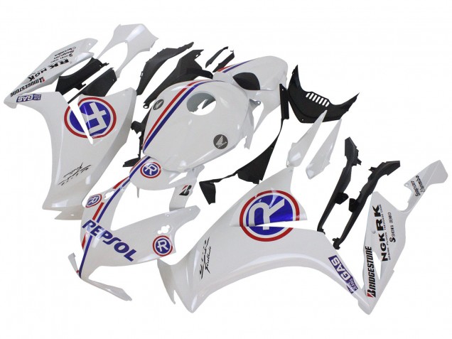 Purchase 2012-2016 White Blue Red Repsol Honda CBR1000RR Motorcycle Fairings UK