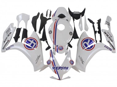 Purchase 2012-2016 White Blue Red Repsol Honda CBR1000RR Motorcycle Fairings UK