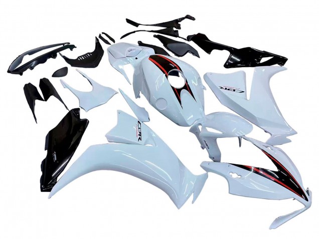 Purchase 2012-2016 White Glossy Black Honda CBR1000RR Motorcycle Fairings UK