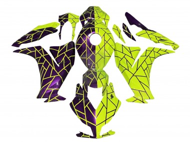 Purchase 2012-2016 Purple Yellow Honda CBR1000RR Motorcycle Fairings UK