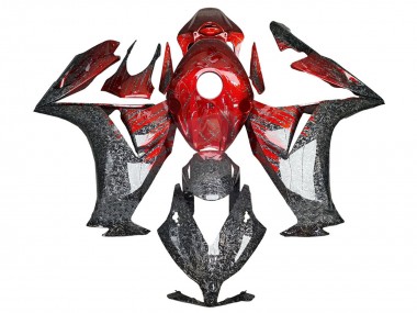 Purchase 2012-2016 Red Black Forged Carbon Fiber Honda CBR1000RR Motorcycle Fairings UK