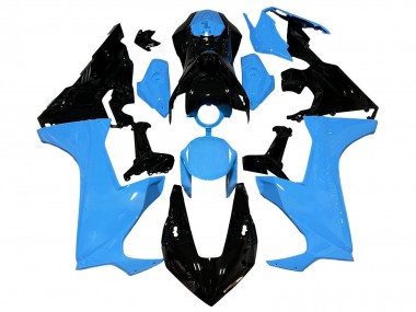 Purchase 2017-2023 Blue Glossy Black Honda CBR1000RR Motorcycle Fairings UK