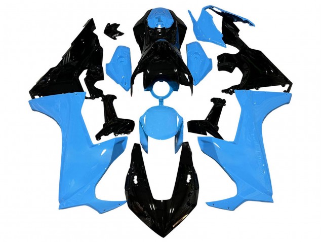 Purchase 2017-2023 Blue Glossy Black Honda CBR1000RR Motorcycle Fairings UK