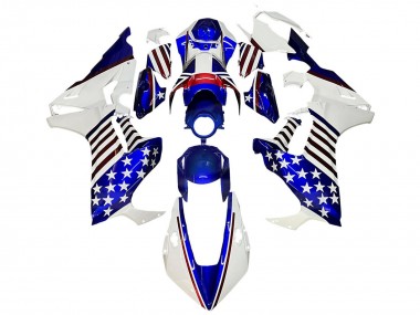 Purchase 2017-2023 White Blue Red Star Honda CBR1000RR Motorcycle Fairings UK