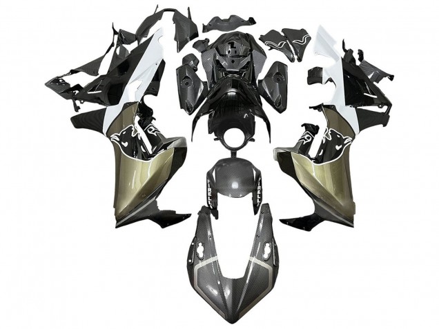 Purchase 2017-2023 Grey White Black Carbon Fiber Honda CBR1000RR Motorcycle Fairings UK