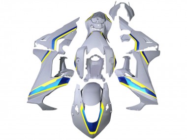 Purchase 2017-2023 White Blue Yellow Honda CBR1000RR Motorcycle Fairings UK