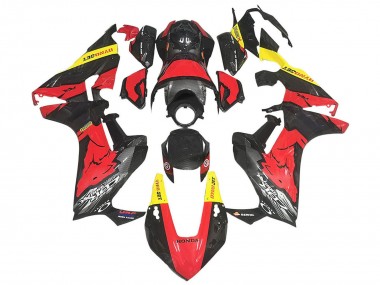 Purchase 2017-2023 Red Yellow Black Carbon Fiber Honda CBR1000RR Motorcycle Fairings UK