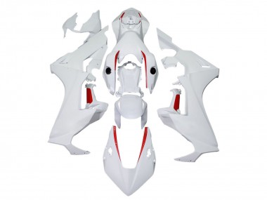 Purchase 2017-2023 White with Red Line Honda CBR1000RR Motorcycle Fairings UK