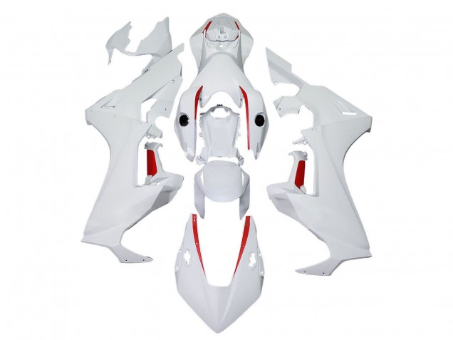 Purchase 2017-2023 White with Red Line Honda CBR1000RR Motorcycle Fairings UK