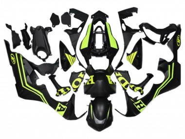 Purchase 2017-2023 Matte Black Yellow Honda CBR1000RR Motorcycle Fairings UK