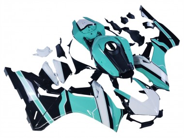 Purchase 2017-2023 White Light Blue Glossy Black Honda CBR1000RR Motorcycle Fairings UK