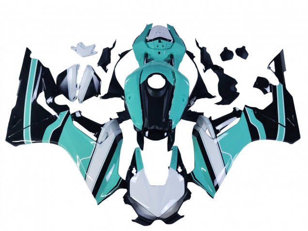 Purchase 2017-2023 White Light Blue Glossy Black Honda CBR1000RR Motorcycle Fairings UK