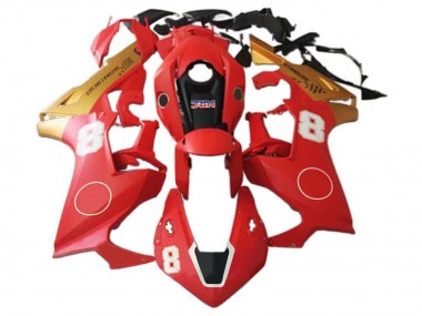 Purchase 2017-2023 Red Gold Black HRC 8 Honda CBR1000RR Motorcycle Fairings UK