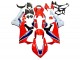 Purchase 2017-2023 White Red Blue Honda CBR1000RR Motorcycle Fairing Kits UK