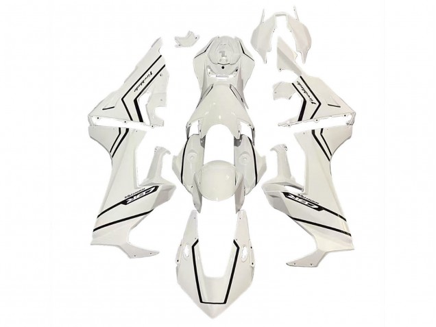 Purchase 2017-2023 White with Black Stripe Fireblade Honda CBR1000RR Motorcycle Fairings UK