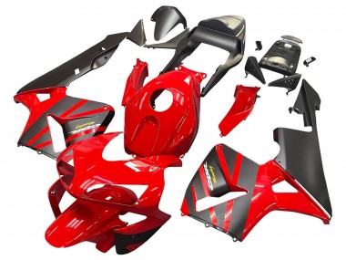 Purchase 2003-2004 Red Matte Black Racing Honda CBR600RR Motorcycle Fairings UK