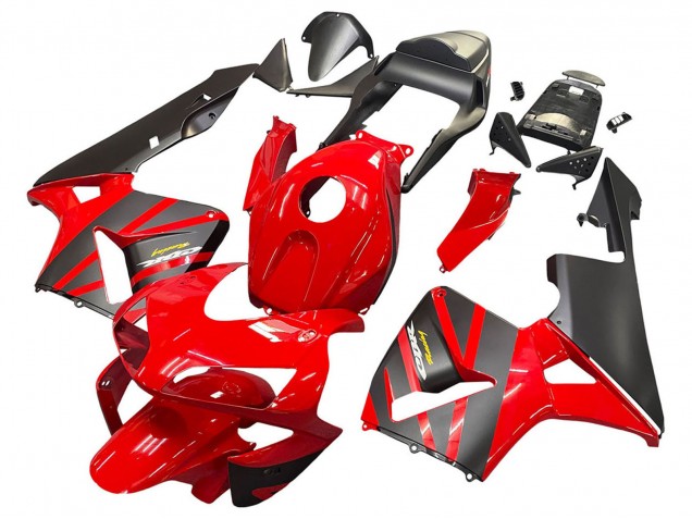 Purchase 2003-2004 Red Matte Black Racing Honda CBR600RR Motorcycle Fairings UK