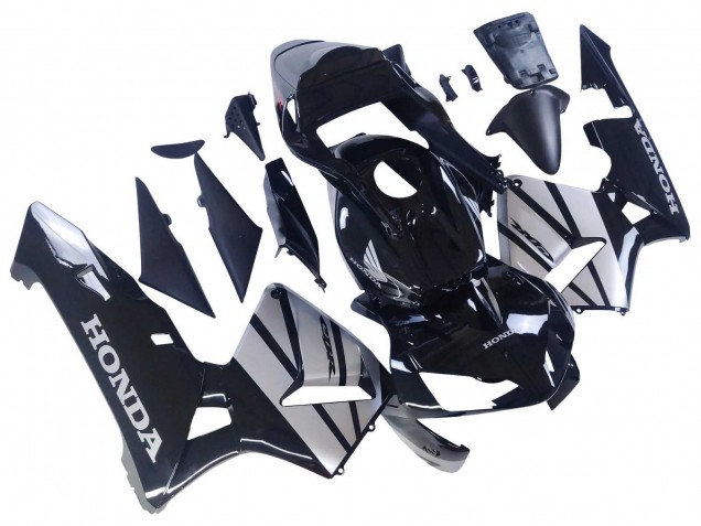 Purchase 2003-2004 Silver Glossy Black Honda CBR600RR Motorcycle Fairings UK