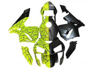 Purchase 2003-2004 Fluorescent Green Matte Black Honda CBR600RR Motorcycle Fairings UK
