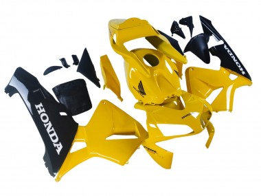 Purchase 2003-2004 Yellow Glossy Black Honda CBR600RR Motorcycle Fairings UK