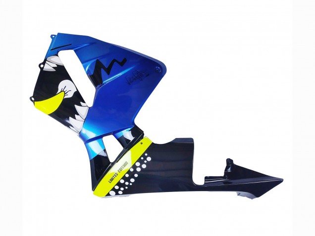 Purchase 2003-2004 Blue Neon Yellow Glossy Black Shark Honda CBR600RR Motorcycle Fairings UK