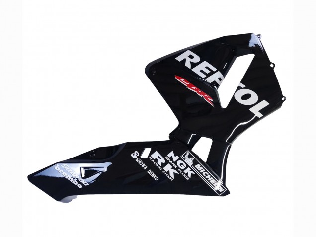 Purchase 2003-2004 Glossy Black White Repsol Honda CBR600RR Motorcycle Fairings UK