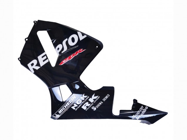 Purchase 2003-2004 Glossy Black White Repsol Honda CBR600RR Motorcycle Fairings UK