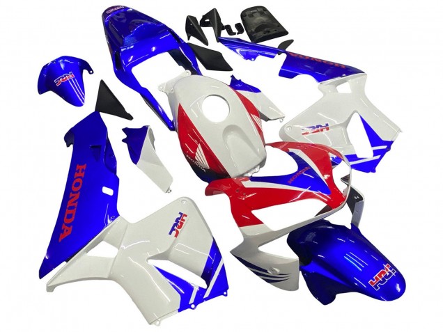 Purchase 2003-2004 White Blue Red HRC Honda CBR600RR Motorcycle Fairings UK