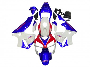 Purchase 2003-2004 White Blue Red HRC Honda CBR600RR Motorcycle Fairings UK