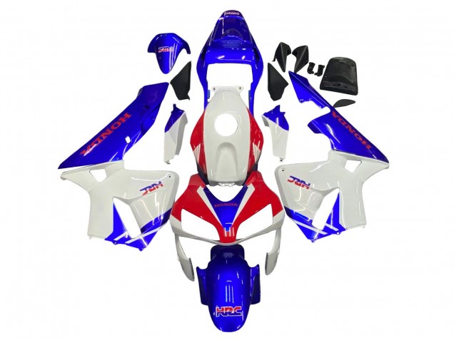 Purchase 2003-2004 White Blue Red HRC Honda CBR600RR Motorcycle Fairings UK